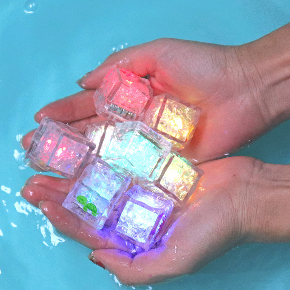 Light Emitting Bath Toys In Children's Bathroom