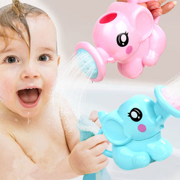 Baby Bath Toys Lovely Plastic Elephant Shape Water