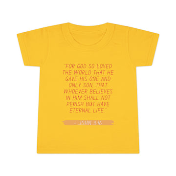 FOR GOD SO LOVED THE WORLD-Toddler T-shirt