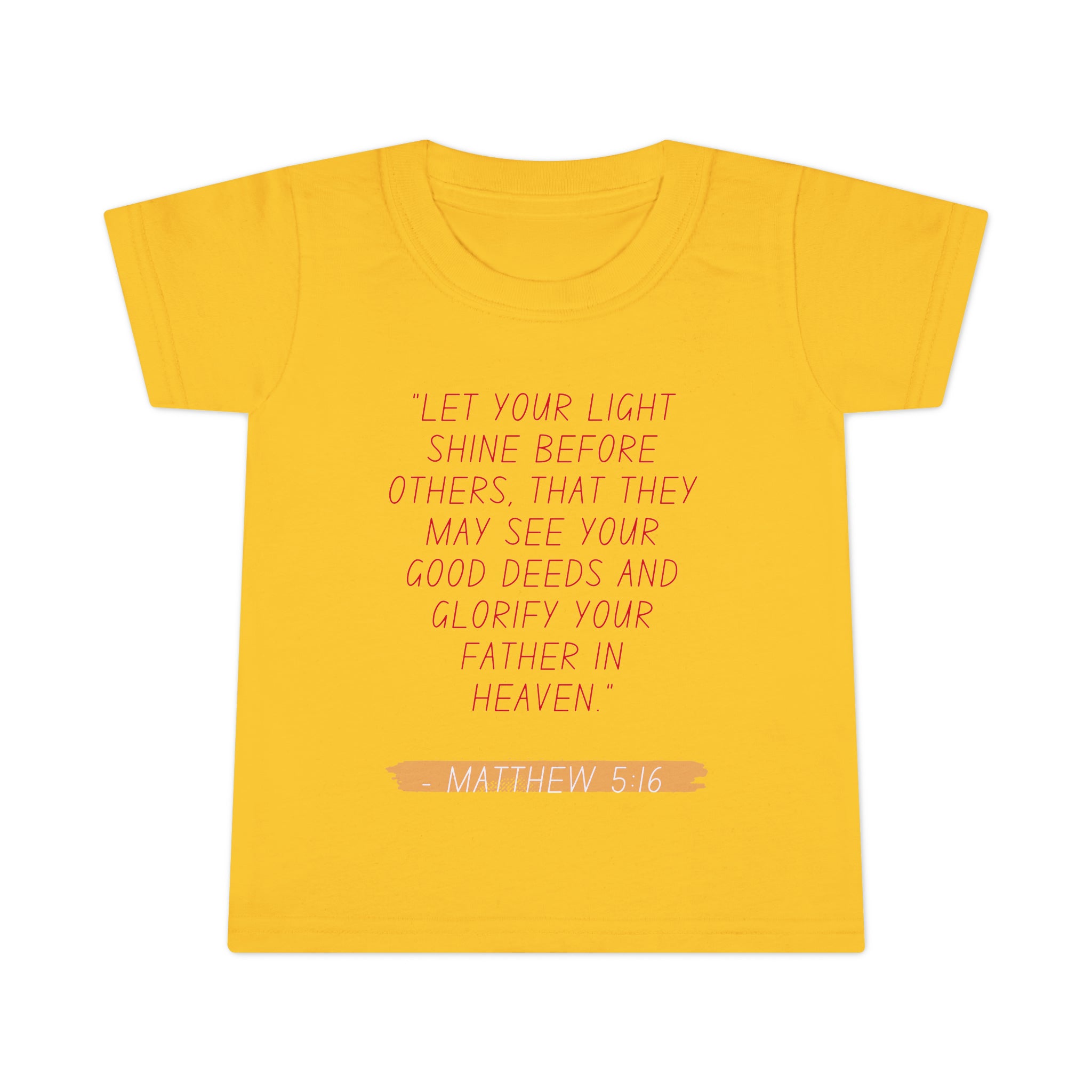 LET YOUR LIGHT SHINE-Toddler T-shirt