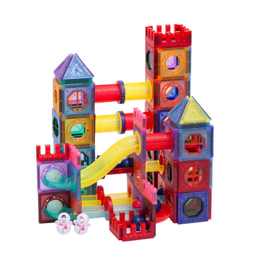 158-Piece Magnetic Building Blocks: Educational STEM Toys for Kids